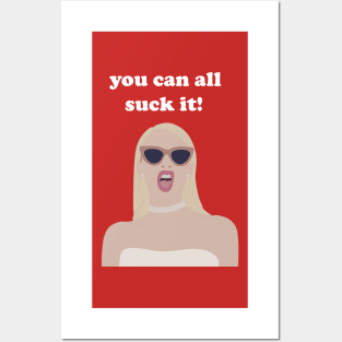 you can all suck it Posters and Art